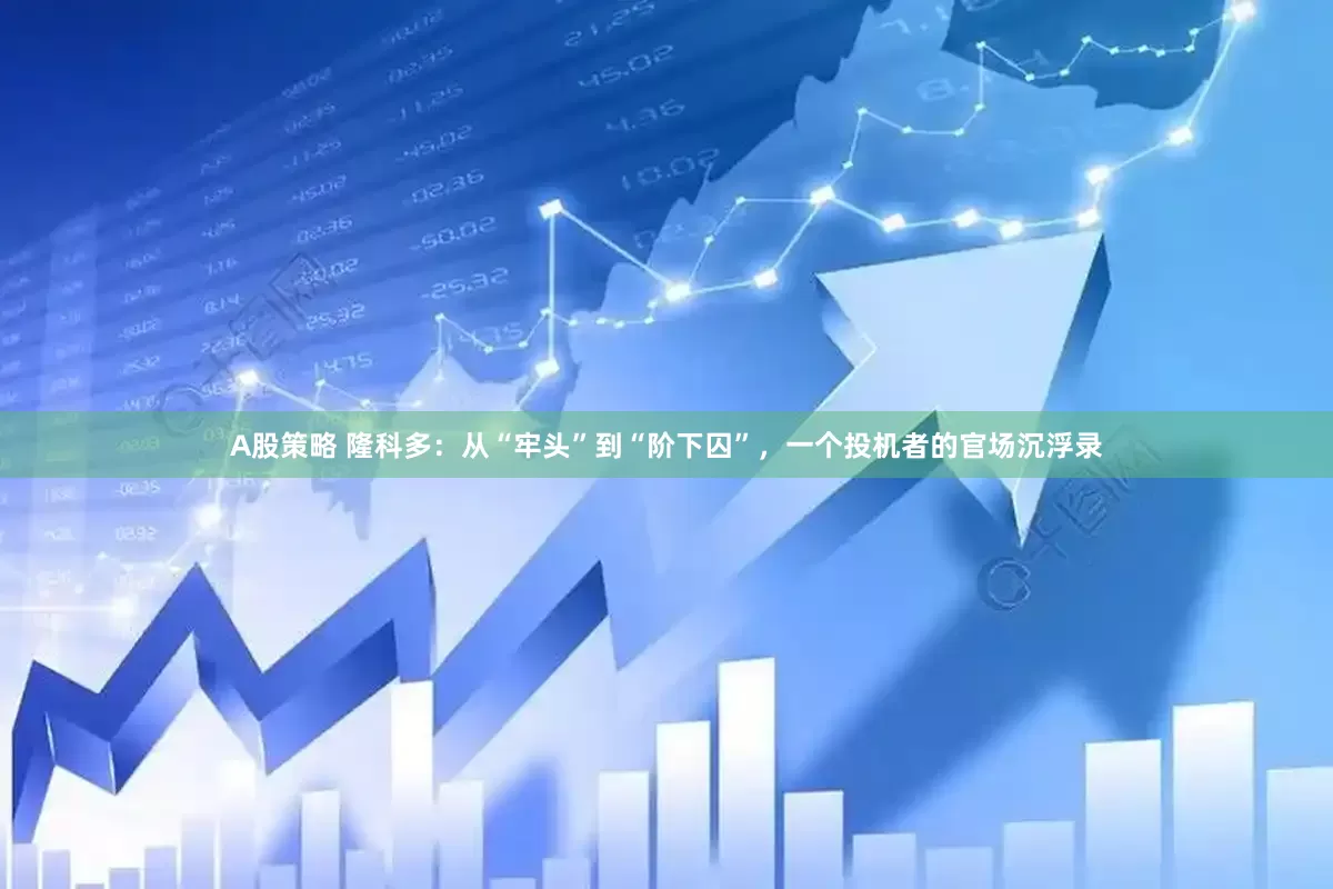 A股策略 隆科多：从“牢头”到“阶下囚”，一个投机者的官场沉浮录